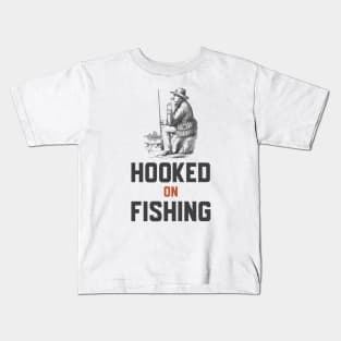 Hooked On Fishing Kids T-Shirt